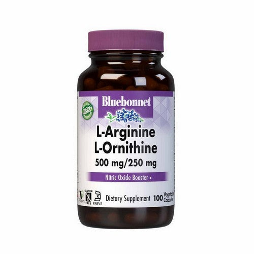 L-Arginine-L-Ornithine 100 Veg Caps by Bluebonnet Nutrition