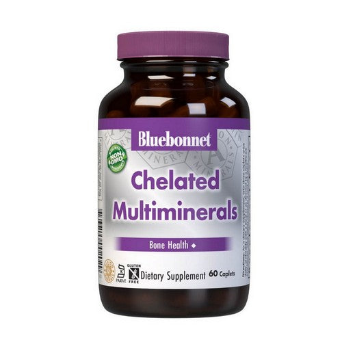 Albion High Potency Chelated Multiminerals With Iron 60 Caplets by Bluebonnet Nutrition