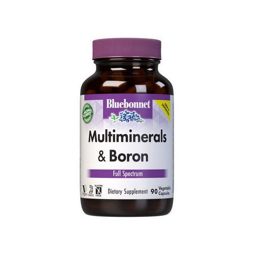 Multi Minerals Plus Boron With Iron 90 Veg Caps by Bluebonnet Nutrition