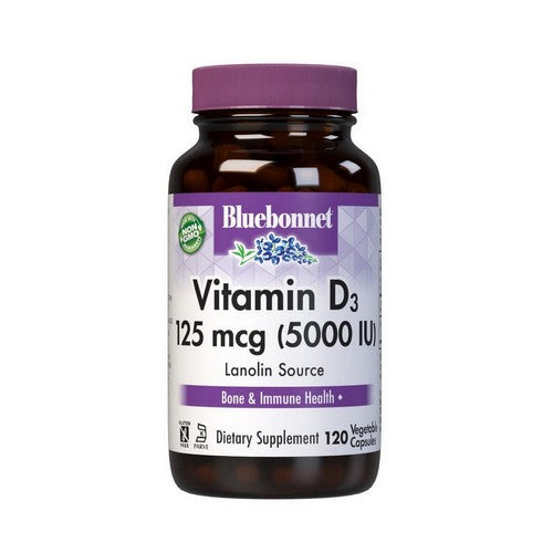 Vitamin D3 120 Veg Caps by Bluebonnet Nutrition
