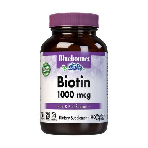 Biotin 90 Veg Caps by Bluebonnet Nutrition