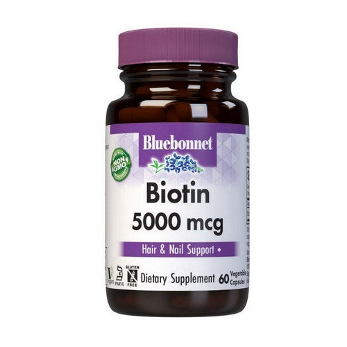 Biotin 60 Veg Caps by Bluebonnet Nutrition