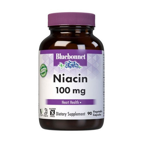 Niacin 90 Veg Caps by Bluebonnet Nutrition