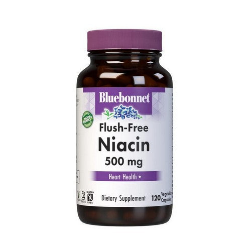 Flush Free Niacin 120 Veg Caps by Bluebonnet Nutrition