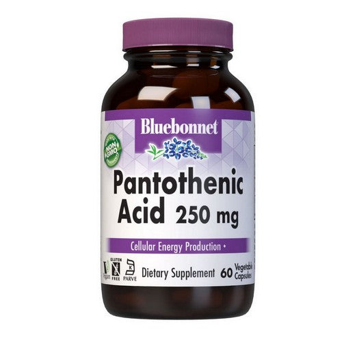Pantothenic Acid 60 Veg Caps by Bluebonnet Nutrition