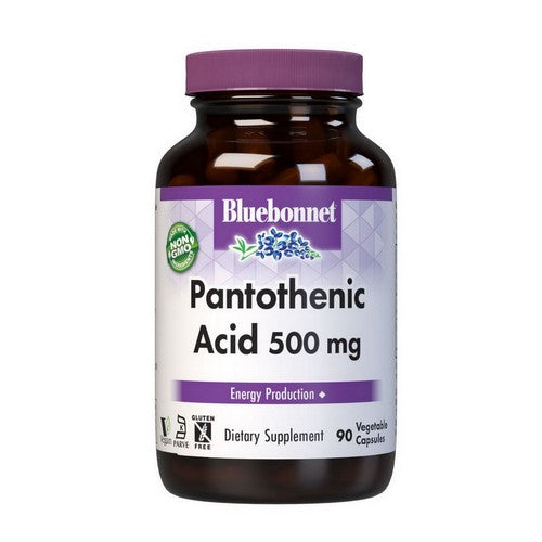 Pantothenic Acid 90 Veg Caps by Bluebonnet Nutrition