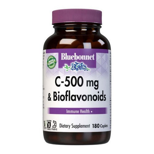 C-500 Mg Plus Bioflavonoids 180 Caplets by Bluebonnet Nutrition