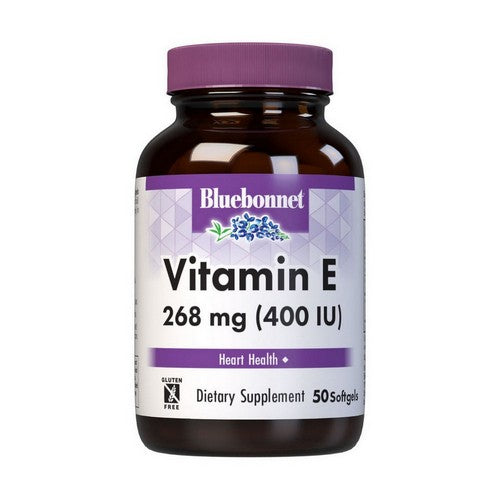 Natural Vitamin E 50 Softgels by Bluebonnet Nutrition