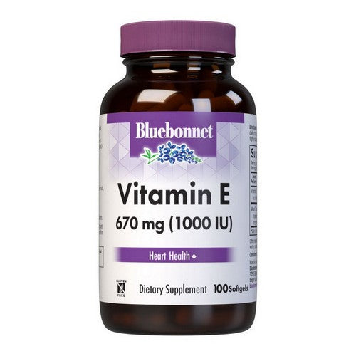 Natural Vitamin E 100 Softgels by Bluebonnet Nutrition