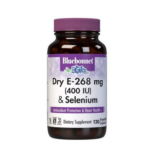 Dry E 400-IU Plus Selenium 120 Veg Caps by Bluebonnet Nutrition
