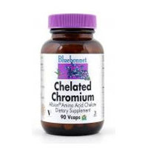 Albion Chelated Chromium 90 Veg Caps by Bluebonnet Nutrition