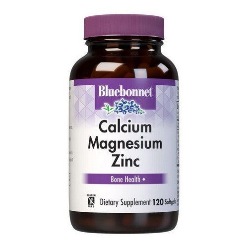 Calcium Magnesium Zinc 120 Softgels by Bluebonnet Nutrition