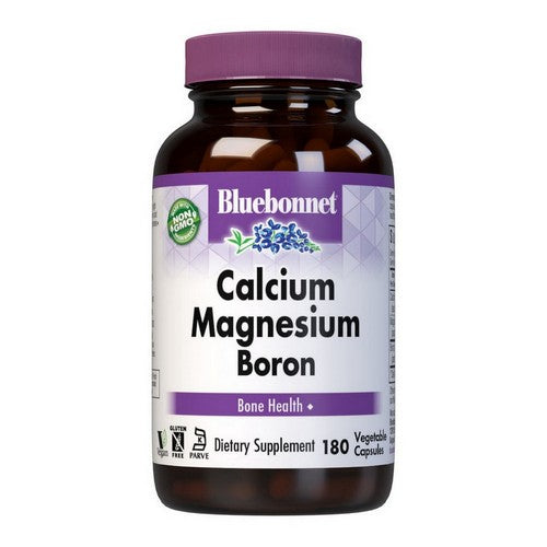 Calcium Magnesium Plus Boron 180 Veg Caps by Bluebonnet Nutrition