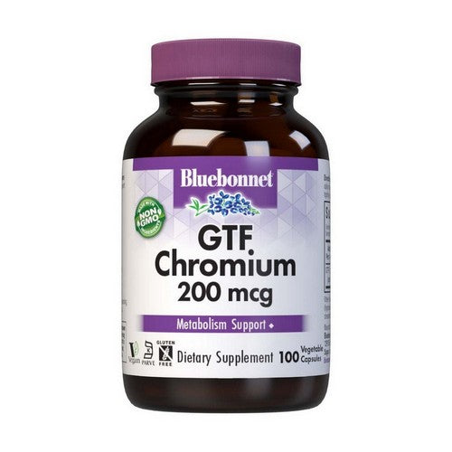 GTF Chromium 100 Veg Caps by Bluebonnet Nutrition