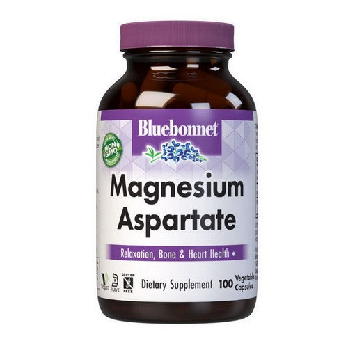 Magnesium Aspartate 100 Veg Caps by Bluebonnet Nutrition