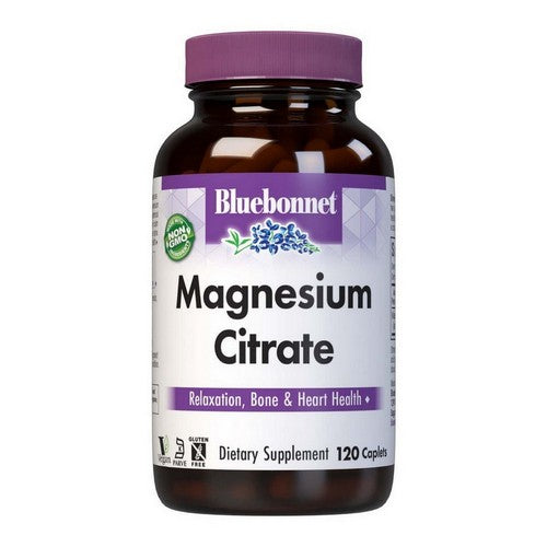 Magnesium Citrate 120 Caplets by Bluebonnet Nutrition