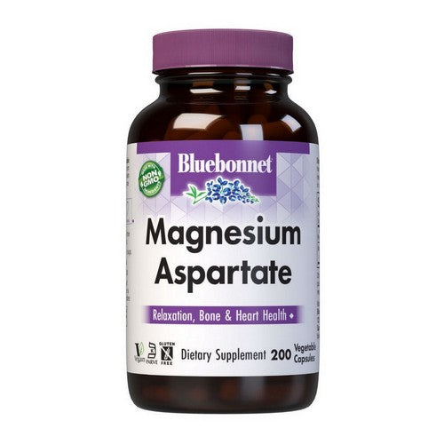 Magnesium Aspartate 200 Veg Caps by Bluebonnet Nutrition
