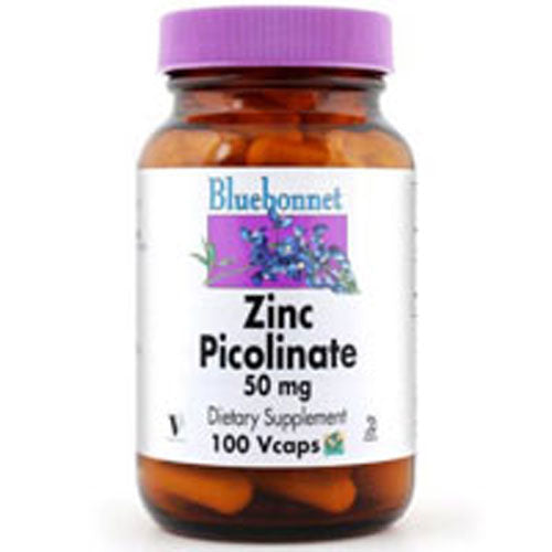 Zinc Picolinate 100 Veg Caps by Bluebonnet Nutrition