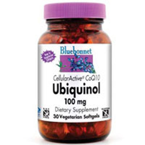 Cellular Active Coq10 Ubiquinol 30 Veg Softgels by Bluebonnet Nutrition