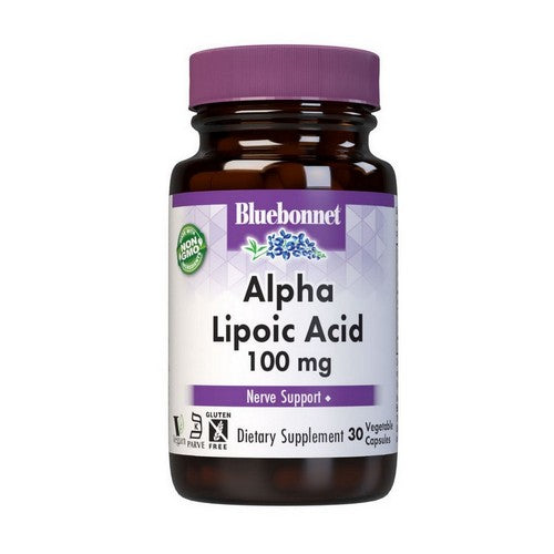 Alpha Lipoic Acid 30 Veg Caps by Bluebonnet Nutrition