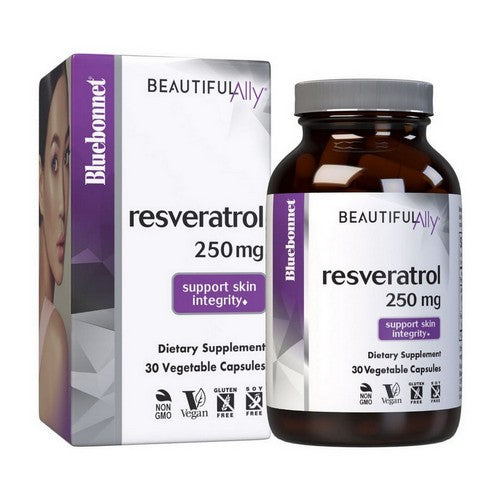 Age-Less Trans-Resveratrol 30 Veg Caps by Bluebonnet Nutrition