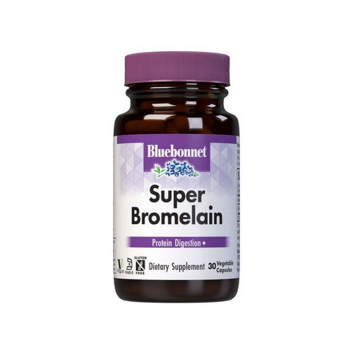 Super Bromelain 30 Veg Caps by Bluebonnet Nutrition