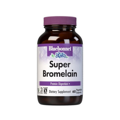 Super Bromelain 60 Veg Caps by Bluebonnet Nutrition