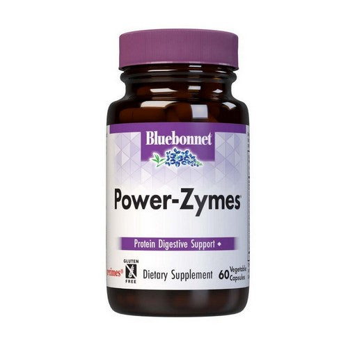 Power-Zymes 60 Veg Caps by Bluebonnet Nutrition