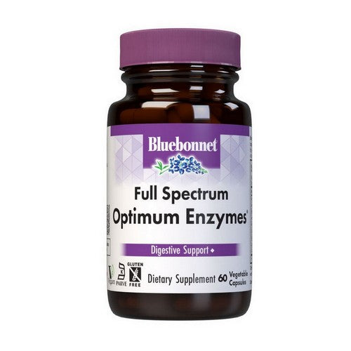 Full Spectrum Optimum Enzymes 60 VC by Bluebonnet Nutrition