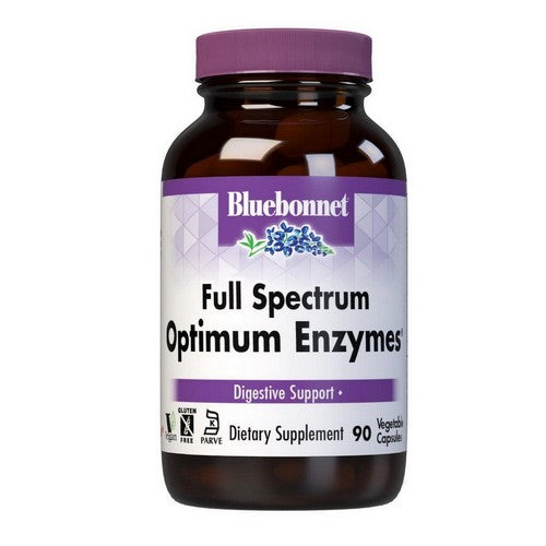Full Spectrum Optimum Enzymes 90 VC by Bluebonnet Nutrition