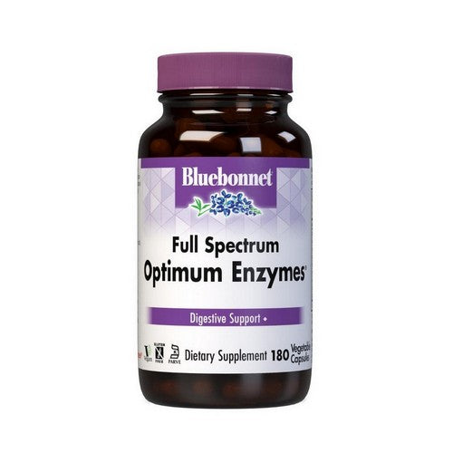 Full Spectrum Optimum Enzymes 180 VC by Bluebonnet Nutrition