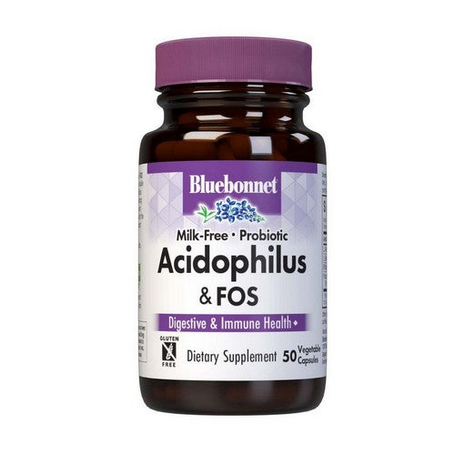 Probiotic Acidophilus Plus Fos 50VC by Bluebonnet Nutrition
