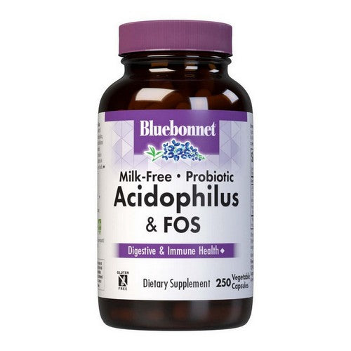 Milk-Free Probiotic Acidophilus Plus Fos 250VC by Bluebonnet Nutrition
