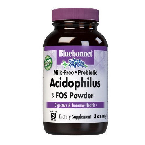 Milk-Free Probiotic Acidophilus Plus FOS 3 oz by Bluebonnet Nutrition