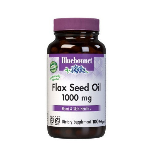 Flax Seed Oil 100 Softgels by Bluebonnet Nutrition