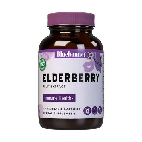 Standardized Elderberry Fruit Extract 60VC by Bluebonnet Nutrition