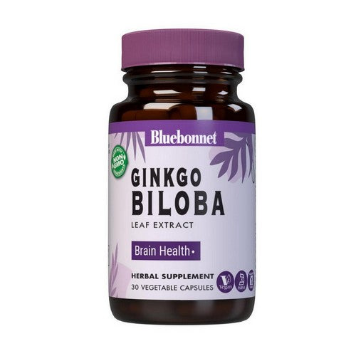 Standardized Ginkgo Biloba Leaf Extract 30VCaps by Bluebonnet Nutrition