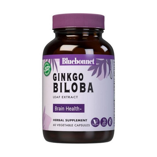 Standardized Ginkgo Biloba Leaf Extract 60 Vcaps by Bluebonnet Nutrition