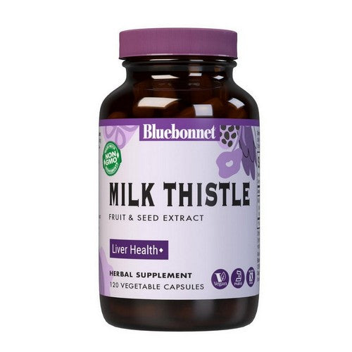 Standardized Milk Thistle Seed Extract 120VC by Bluebonnet Nutrition