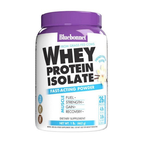 Whey Protein Isolate Powder 2 Lbs / French Vanilla by Bluebonnet Nutrition