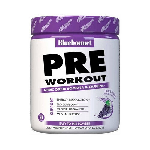 Extreme Edge Pre Workout Formula Vigorous Grape Flavor .66 lbs by Bluebonnet Nutrition