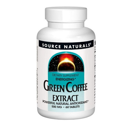 Green Coffee Extract Energizing 60 tabs by Source Naturals