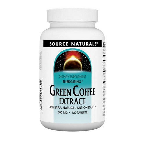 Green Coffee Extract Energizing 120 tabs by Source Naturals