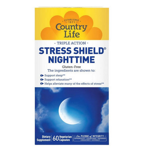 Stress Shield Nighttime 60 CAPS by Country Life