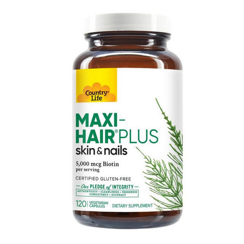 Maxi-Hair Plus Skin And Nails 120 Veg Caps by Country Life