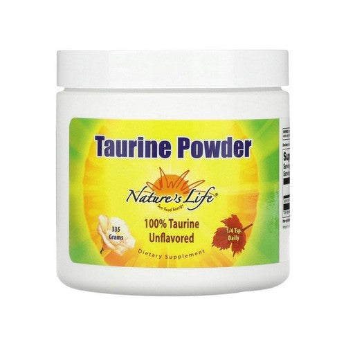 Taurine Powder Unflavoured 335 Grams by Nature's Life
