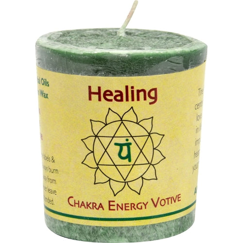 Chakra Energy Votive Candle Healing 2 oz  by Aloha Bay