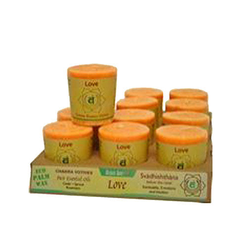 Chakra Energy Votive Candle Love 2 oz  by Aloha Bay