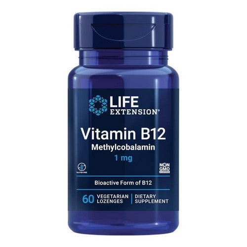 Vitamin B12 Methylcobalamin 60 Lozenges by Life Extension