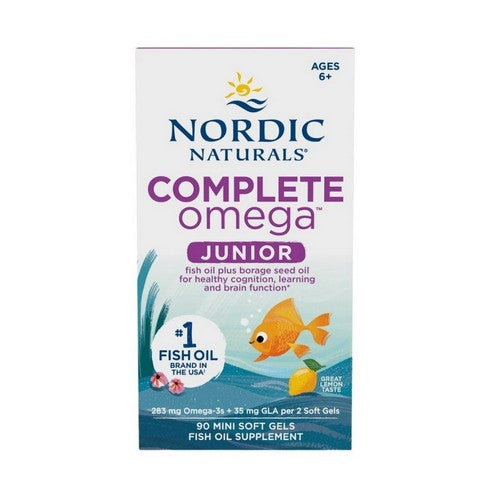 Complete Omega Junior Lemon 90 Softgels by Nordic Naturals